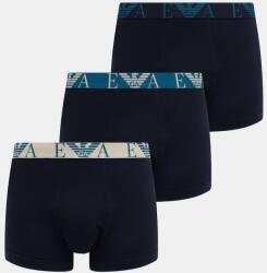 Emporio Armani Underwear testhezálló boxeralsó férfi pamut elasztánnal 3-as csomag - kék M - answear - 21 990 Ft