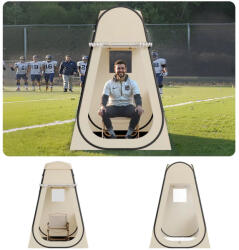 VEVOR Átlátszó pop-up sport sátor 120x120x190 cm 1 személyes kültéri buboréksátor padlóaljzattal és esővédővel