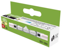 EMOS ZE0101 ECO lineáris halogén izzó J78 120W 1400lm meleg fehér, 80V (1527000800)