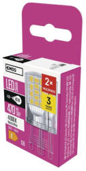 EMOS ZQ9545.2 LED izzó Classic JC / G9 / 4 W (40 W) / 470 lm / természetes fehér (1525736408)