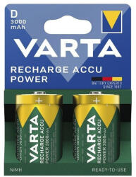 VARTA D 3000mAh NiMH akkumulátor 2db/csomag (ár/db) (56720101402)