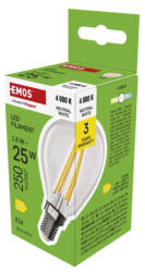 EMOS ZF1D03 LED izzó Filament Mini Globe / E14 / 1, 8 W (25 W) / 250 lm / Természetes fehér (1525731448)