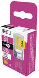 EMOS ZQ9545 LED izzó Classic JC / G9 / 4 W (40 W) / 470 lm / természetes fehér (1525736410)