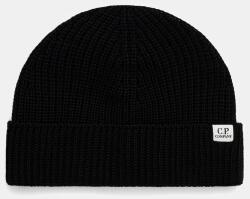 C. P. Company beanie merinógyapjúból - fekete Univerzális méret