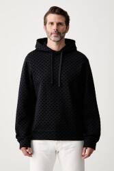 Giorgio Armani kapucnis melegítőfelső férfi pamuttal - sötétkék XL - answear - 55 990 Ft