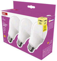 EMOS ZQ5E61.3 LED izzó Classic A60 / E27 / 13 W (100 W) / 1521 lm / Meleg fehér (1525733285)