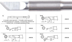 Extol Industrial forrasztócsúcs T9-KL a 8794511 forrasztó pákához (8794511F)