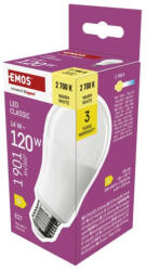 EMOS ZQ5D75 LED izzó Classic A60 / E27 / 14 W (120 W) / 1901 lm / Meleg fehér (1525733502)