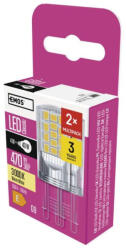 EMOS ZQ9544.2 LED izzó Classic JC / G9 / 4 W (40 W) / 470 lm / meleg fehér (1525736208)