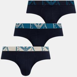 Emporio Armani Underwear alsónadrág férfi pamut elasztánnal 3-as csomag - kék S