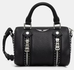 Zadig&Voltaire keresztpántos táska női bőr SUNNY - fekete Univerzális méret