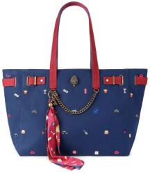 Kurt Geiger London női vászontáska SLOANE - kék Univerzális méret