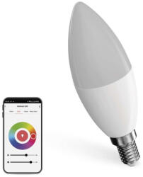 EMOS ZQZ322R LED izzó GoSmart gyertya / E14 / 4, 8 W (40 W) / 470 lm / RGB / dimmelhető / Zigbee (1525751500)