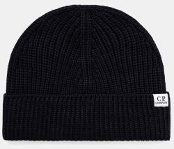 C. P. Company beanie merinógyapjúból - sötétkék Univerzális méret