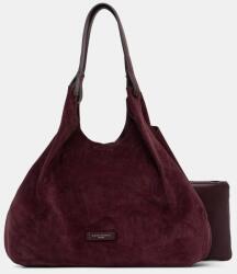 Gianni Chiarini shopper női bőr DUA - burgundia Univerzális méret