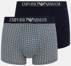 Emporio Armani Underwear testhezálló boxeralsó férfi pamut elasztánnal 2-es csomag - sötétkék L - answear - 22 990 Ft