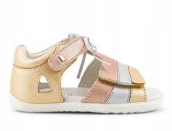 Bobux Kültéri szandál Bobux Mirror Pale Gold Rose Gold Stripe 21-es méret (633433)