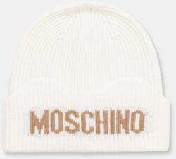 Moschino sapka női gyapjúval - bézs Univerzális méret - answear - 27 990 Ft
