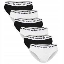 Umbro Bugyi Női Sportos Pamut Bugyi 6 Db-os Csomag Fekete/fehér XL