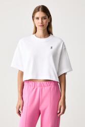 On crop top női pamut Club Boxy - fehér L
