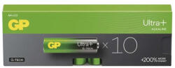 GP Batteries ULTRA Plus Alkaline LR6/10 G-TECH B0324G 1, 5V tartós AA ceruza elem (GP-Ultra-Plus-LR6-10-B0324G)