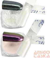  Körömdíszítő - Pigmentpor - Go2680-182 - Fehér-Pink (GO2680-182)
