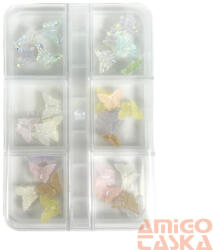  Körömdíszítő Box - WZ-885 Pillangó alakú 3D körömdísz szett (WZ-885)