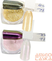  Körömdíszítő - Pigmentpor - Go2680-182 - Arany-Pink (GO2680-182)