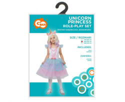 GoDan Costum carnaval Printesa Unicorn 120/130 cm (7-8 ani) pentru Copii GD2287 Costume bal mascat copii (GD2287) Costum bal mascat copii
