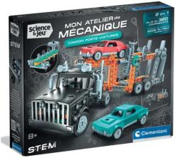 Clementoni Știință &, Joacă: Atelier mecanic - Set de construcție camion de transport - Clementoni (75164C)