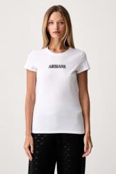 Giorgio Armani női pamut póló - fehér S - answear - 28 990 Ft