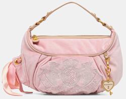 Juicy Couture női velúr vászontáska DAYDREAMER - rózsaszín Univerzális méret
