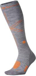 STOX Energy Socks Дамски мериносови чорапи STOX Energy Socks Women's Hiking Merino Socks - Mid Grey / Orange - размер 36-38 (EU) (207-2118-0311)