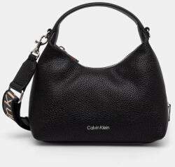 Calvin Klein hobo táska női műbőr - fekete Univerzális méret - answear - 32 990 Ft