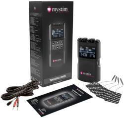 mystim Tension Lover 2 - digitális elektro szett (fekete)