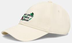 Drôle de Monsieur férfi pamut siltes sapka Vine Embroidered Slogan - bézs Univerzális méret