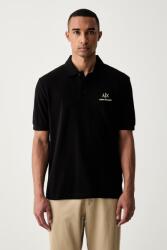 Giorgio Armani férfi pamut póló - fekete L - answear - 30 990 Ft