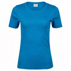 Tee Jays Tricou de damă cu mânecă scurtă Interlock - Ocean | XL (TJ580N-1000393748)