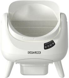 Catlink Litieră automată CATLINK Open X cu autocurățare, design deschis 360°, Wi-Fi, alb (55438)