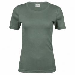 Tee Jays Tricou de damă cu mânecă scurtă Interlock - Verde ca frunza | 3XL (TJ580N-1000327655)