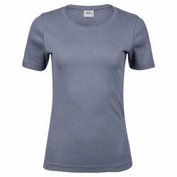 Tee Jays Tricou de damă cu mânecă scurtă Interlock - Albastru gri | 2XL (TJ580N-1000182132)
