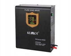 Kemot Tartalék tápegység Kemot PROsinus-800 12V 230V 800VA 500W Fekete fali (URZ3409)