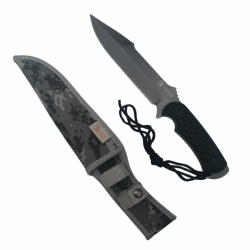Depox Cutit de vanatoare DEPOX®, camping, Digital Bowie, 31 cm, husa cadou (1893)