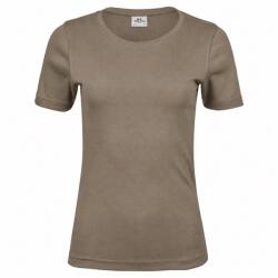Tee Jays Tricou de damă cu mânecă scurtă Interlock - Cărămidă | 2XL (TJ580N-1000356906)