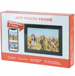 Frameo Digitális keret Frameo WiFi 10.1" 64GB Érintőképernyős Fekete Kiváló Képminőség (Inteligentna Cyfrowa ramka Frameo 10,1″)