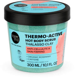 Organic Shop "Thermo-active" melegítő hatású testradír Thalasso agyaggal - 300 ml