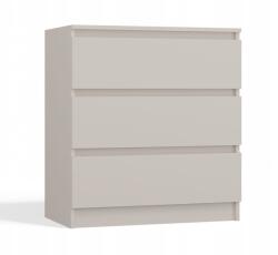 Topeshop Modern kasmír komód 3 fiókkal funkcionális és tágas (M3 KASZMIR)
