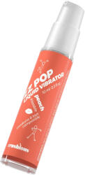Crushious ZZ POP - ядлив течен вибратор, праскова (10 ml) - lovesexshop