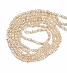  Margele Perle Cultura Roz Rondele Neregulate 1, 5-2x2-4 mm Lungime Sirag 35 cm