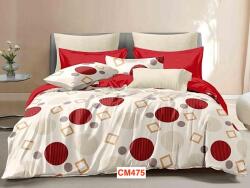 East Comfort Lenjerii de pat dublu din finet cu 6 piese CM475 Lenjerie de pat
